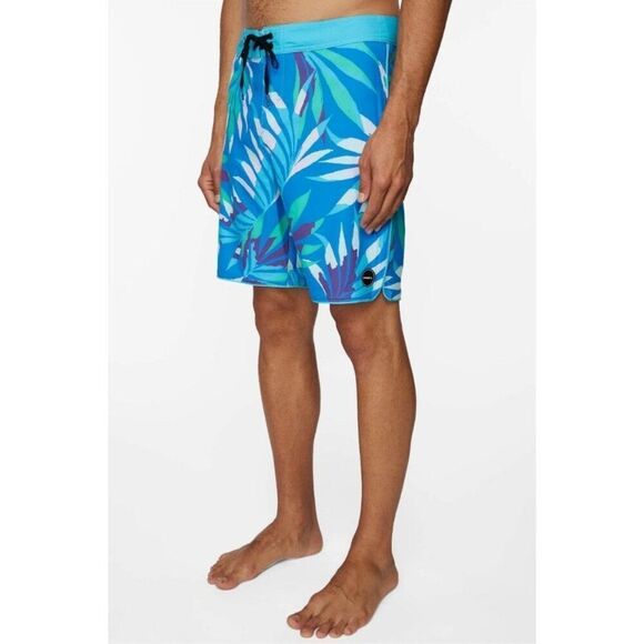 NWT O'NEILL Hyperfreak Incognito Boardshorts Cobalt 38 Swim Trunks Above Knee - Picture 1 of 5